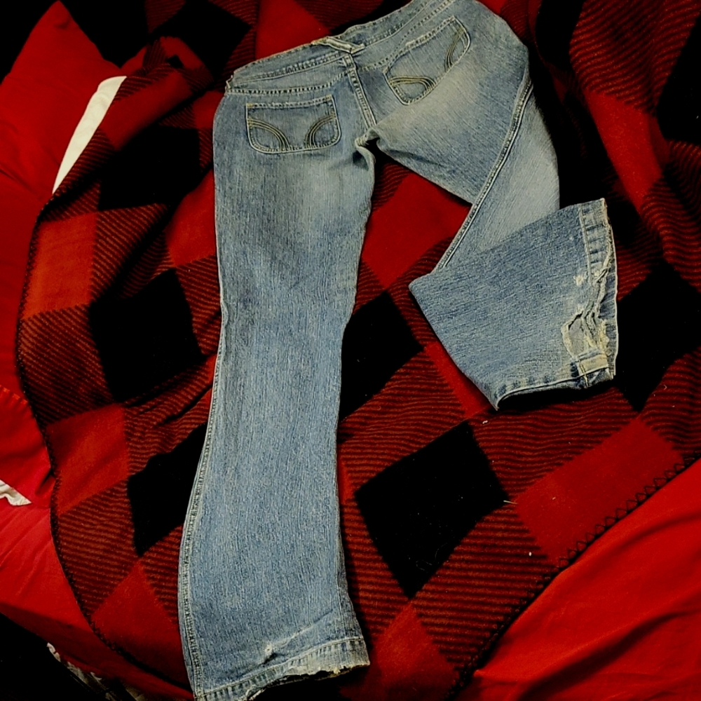 Hollister women's/junior's flare jeans....size 5 - Picture 10 of 13